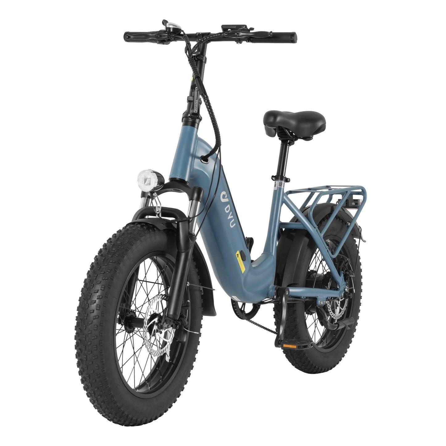 DYU FF500 Adult 500W Electric Mountain Bicycle Men's Ebike with 48V 14AH Battery 20 X 4.0 Fat Tire Cycling Electric Bike