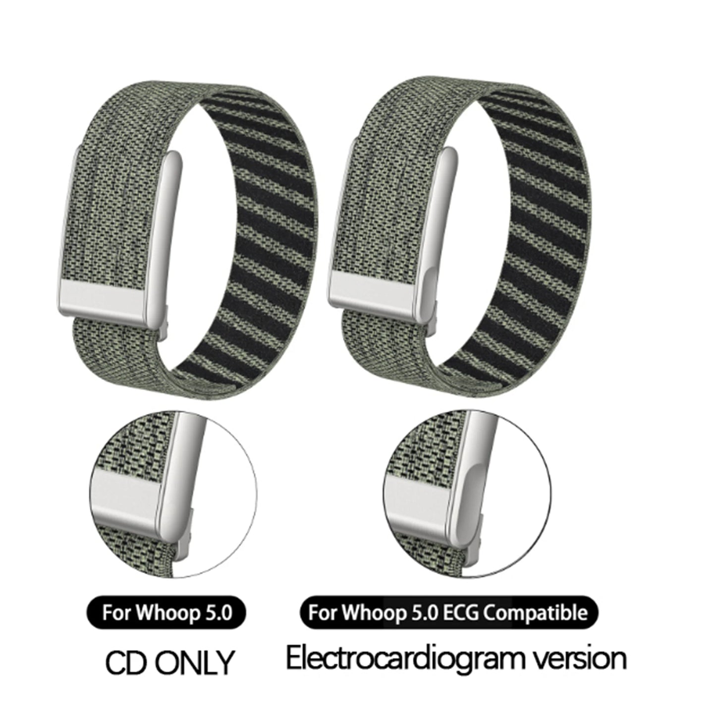 WHOOP Wrist Band Nylon Fitness Soft Breathable Replacement Strap Adjustable Protector Sports Wristband  Strap , 5.0 Compatible