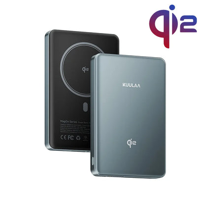 KUULAA Qi2 Magnetic 10000mAh Power Bank 15W Magsafe Wireless Fast Charging Portable Charger PowerBank For iPhone16 15 Pro Max