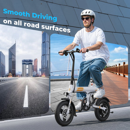 VARUN Opvouwbare E-bike 350W – Elektrische Stadsfiets