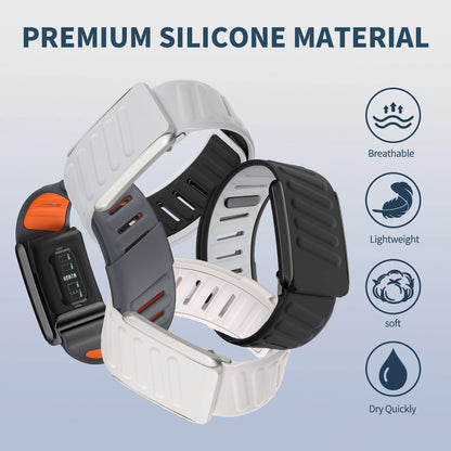 WHOOP SportFlex Wrist Band, Soft-Touch Silicone, Waterproof and Sweatproof, 4.0 Compatible