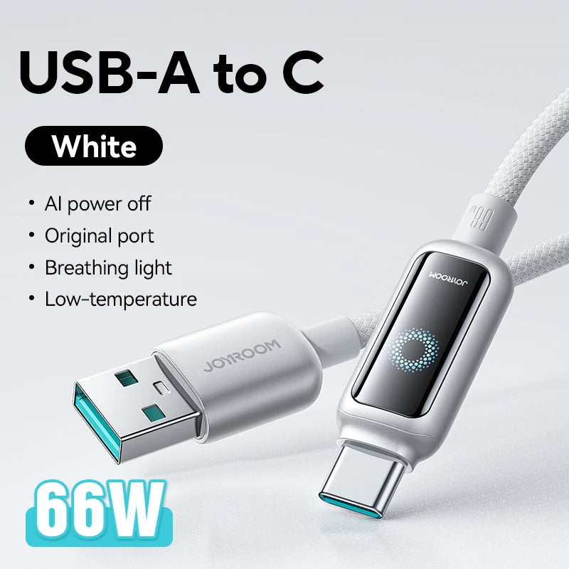 USB-C Snellaadkabel 66W/100W