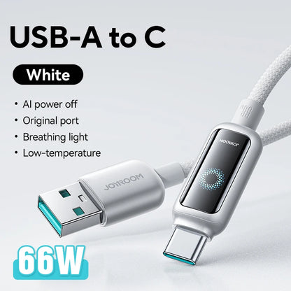 USB-C Snellaadkabel 66W/100W
