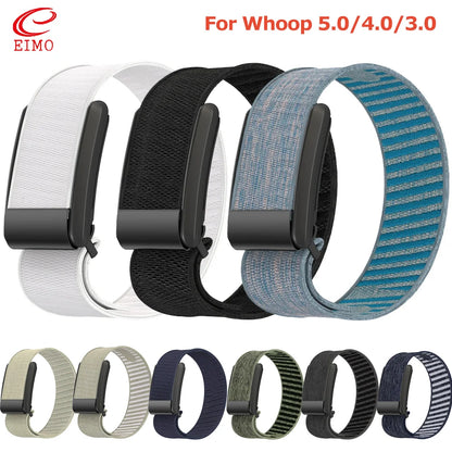 Nylon Strap+no frame for Whoop 5.0 4.0 3.0 Band Sport Stretchy watch bracelet correa elastic belt for Whoop 5.0 4.0 3.0 strap