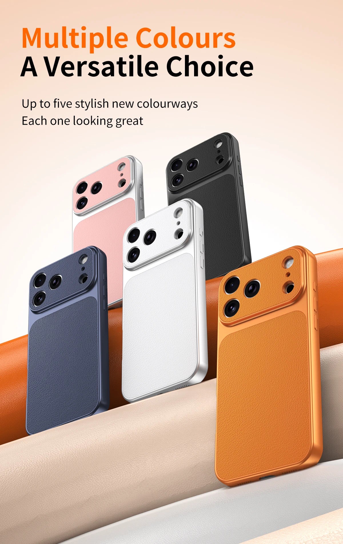 Luxury faux sheepskin shockproof phone case For iPhone 17E 17 16 15 16E 13 14 11 Pro Max full covered with matte skin back cover