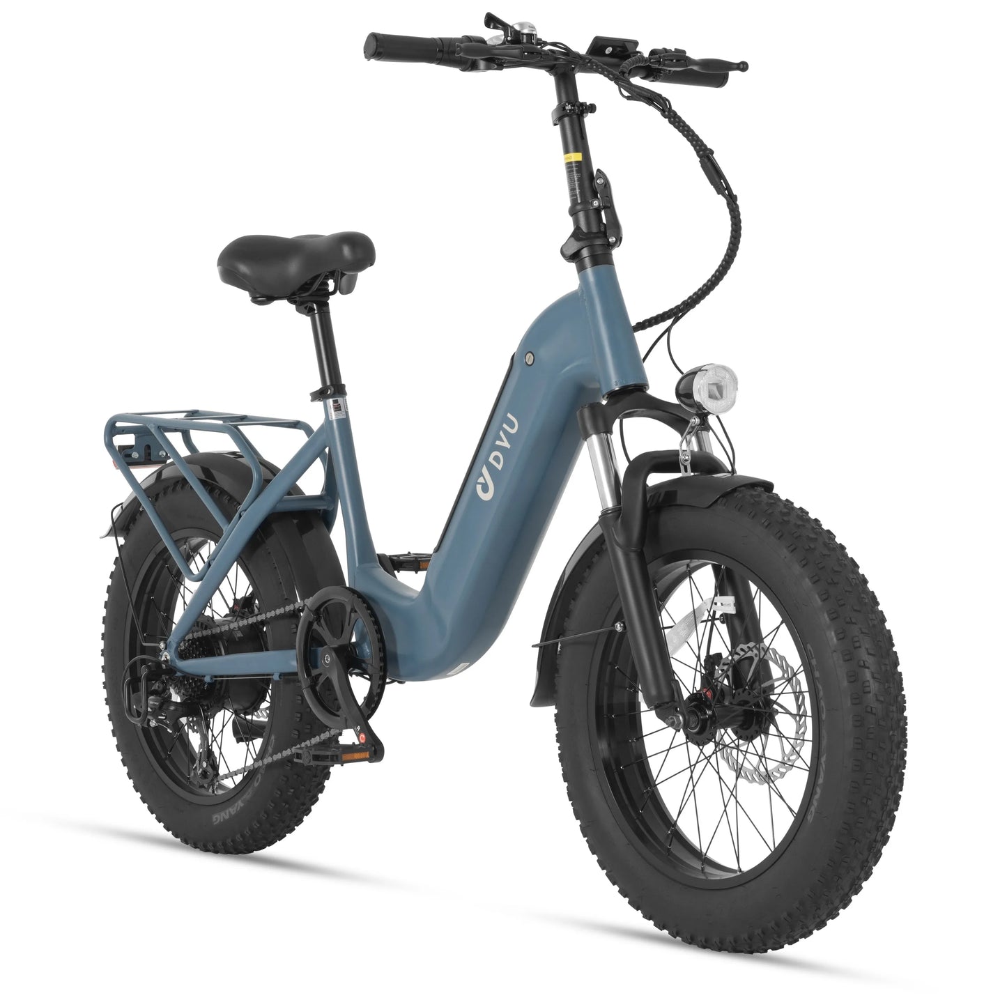 DYU FF500 Adult 500W Electric Mountain Bicycle Men's Ebike with 48V 14AH Battery 20 X 4.0 Fat Tire Cycling Electric Bike