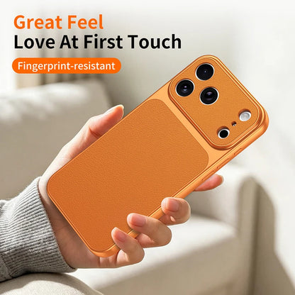 Luxury faux sheepskin shockproof phone case For iPhone 17E 17 16 15 16E 13 14 11 Pro Max full covered with matte skin back cover