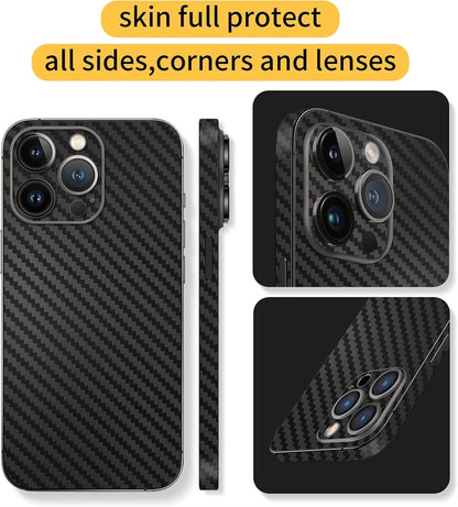 Tear Down Carbon Fiber Skin Wrap 3M Change Stickers for IPhone 17 Air 16 15 14 13 Pro Max Plus 17Pro Pegatinas Stikers Cover