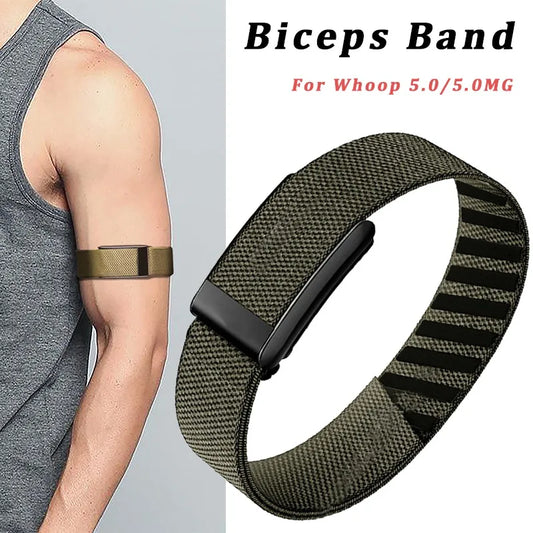 Resistant Bicep Band compatible with the Whoop 5.0 one+peak Breathable Nylon Band for Bicep Bands for Whoop 5.0MG