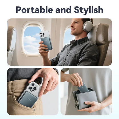 KUULAA Qi2 Magnetic 10000mAh Power Bank 15W Magsafe Wireless Fast Charging Portable Charger PowerBank For iPhone16 15 Pro Max