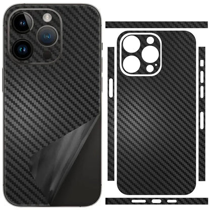 Tear Down Carbon Fiber Skin Wrap 3M Change Stickers for IPhone 17 Air 16 15 14 13 Pro Max Plus 17Pro Pegatinas Stikers Cover