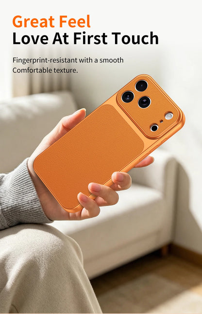 Luxury faux sheepskin shockproof phone case For iPhone 17E 17 16 15 16E 13 14 11 Pro Max full covered with matte skin back cover