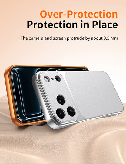 Luxury faux sheepskin shockproof phone case For iPhone 17E 17 16 15 16E 13 14 11 Pro Max full covered with matte skin back cover