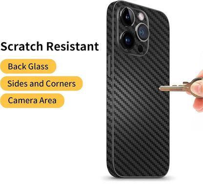 Tear Down Carbon Fiber Skin Wrap 3M Change Stickers for IPhone 17 Air 16 15 14 13 Pro Max Plus 17Pro Pegatinas Stikers Cover