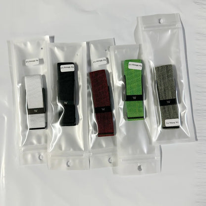 Black Silver Gold Strap Bracelet for Whoop 5.0 Mg Wristband W Logo Band Nylon Woven Elastic Whoop Sports Replacement Straps