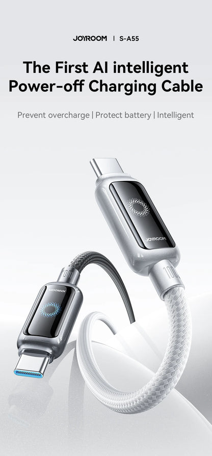 USB-C Snellaadkabel 66W/100W