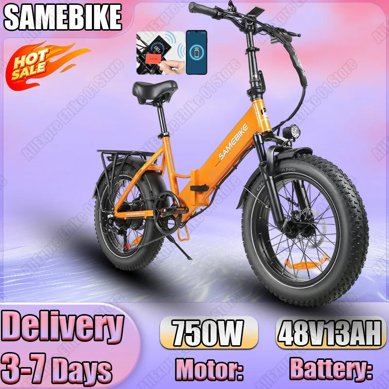 URLIFE Elektrische Fatbike 750W