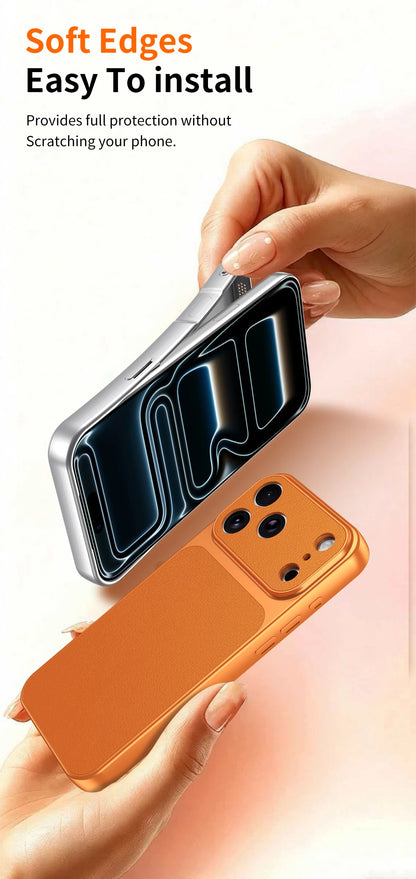 Luxury faux sheepskin shockproof phone case For iPhone 17E 17 16 15 16E 13 14 11 Pro Max full covered with matte skin back cover
