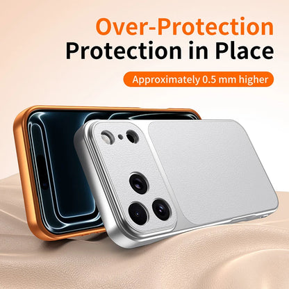 Luxury faux sheepskin shockproof phone case For iPhone 17E 17 16 15 16E 13 14 11 Pro Max full covered with matte skin back cover