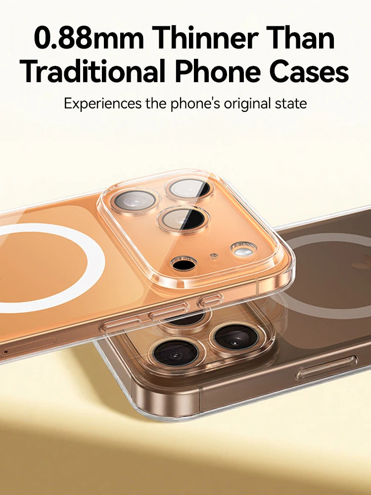 Ultra Dun Transparant Magsafe Hoesje