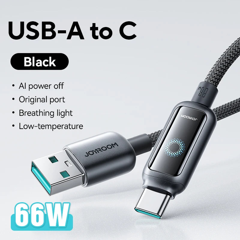 USB-C Snellaadkabel 66W/100W