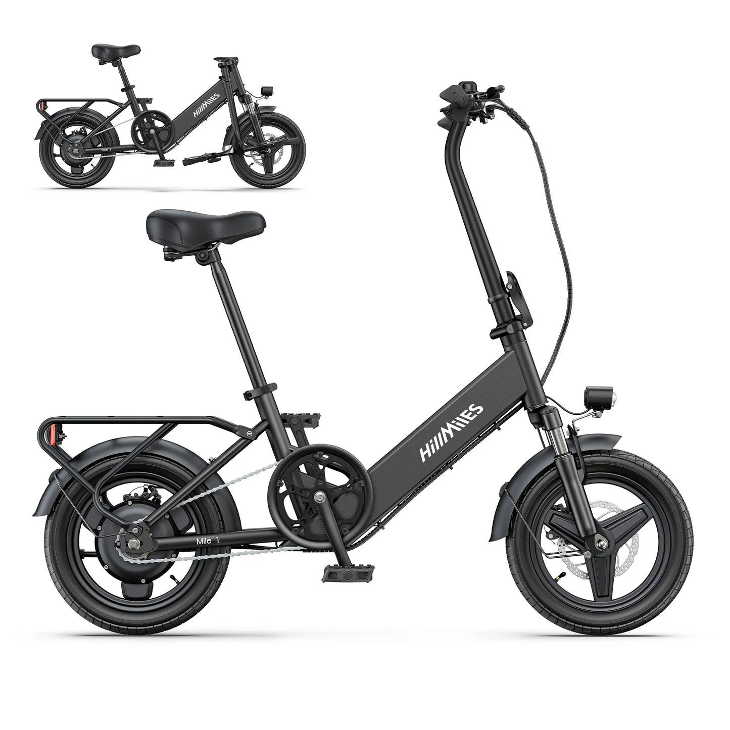 E-bike 250W Brushless Motor 36V10.4AH Lithium Battery Electric Bike Adult City Commuting 14inch Tire Light Mini Electric Bicycle
