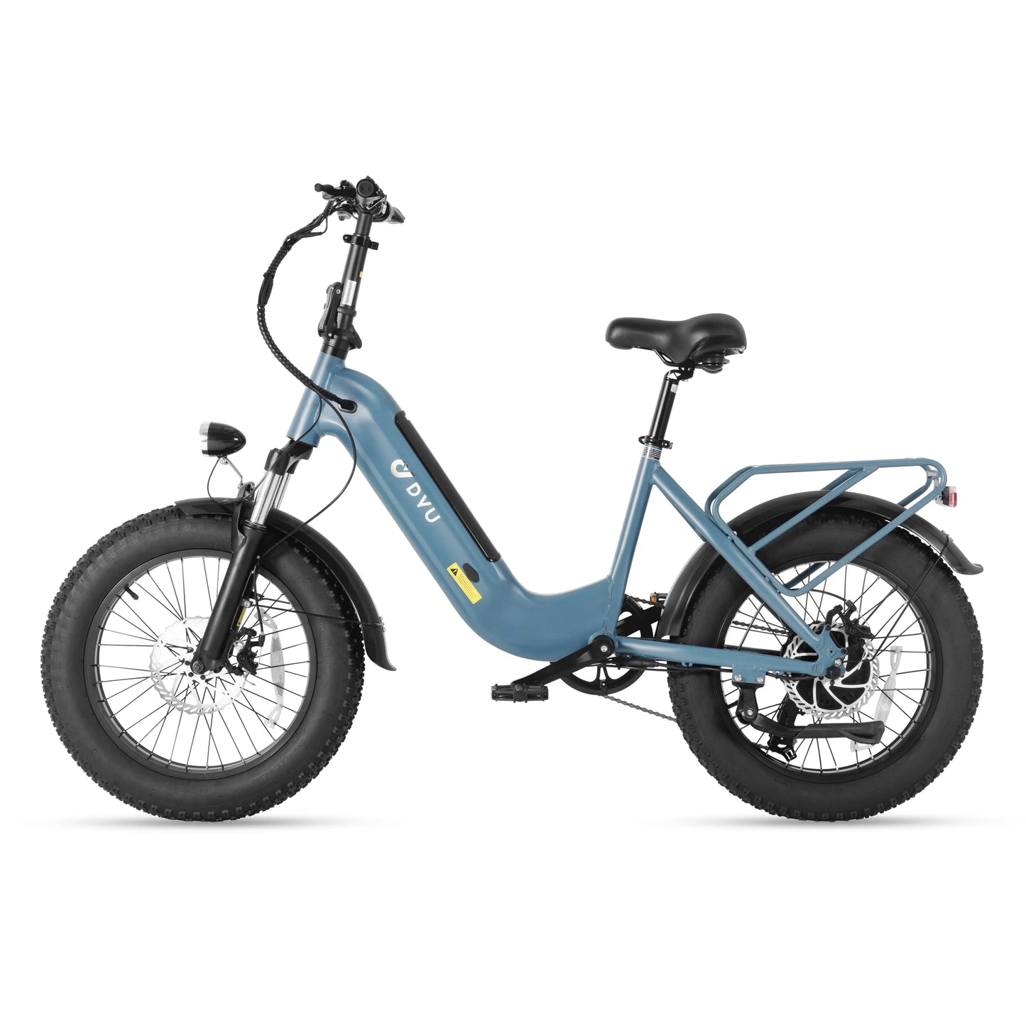 DYU FF500 Adult 500W Electric Mountain Bicycle Men's Ebike with 48V 14AH Battery 20 X 4.0 Fat Tire Cycling Electric Bike