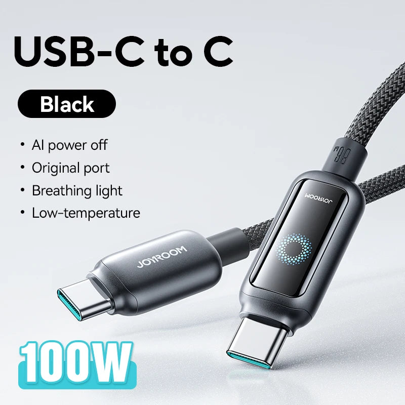 USB-C Snellaadkabel 66W/100W