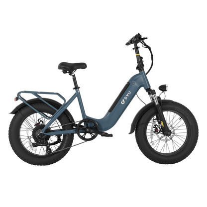 DYU FF500 Adult 500W Electric Mountain Bicycle Men's Ebike with 48V 14AH Battery 20 X 4.0 Fat Tire Cycling Electric Bike
